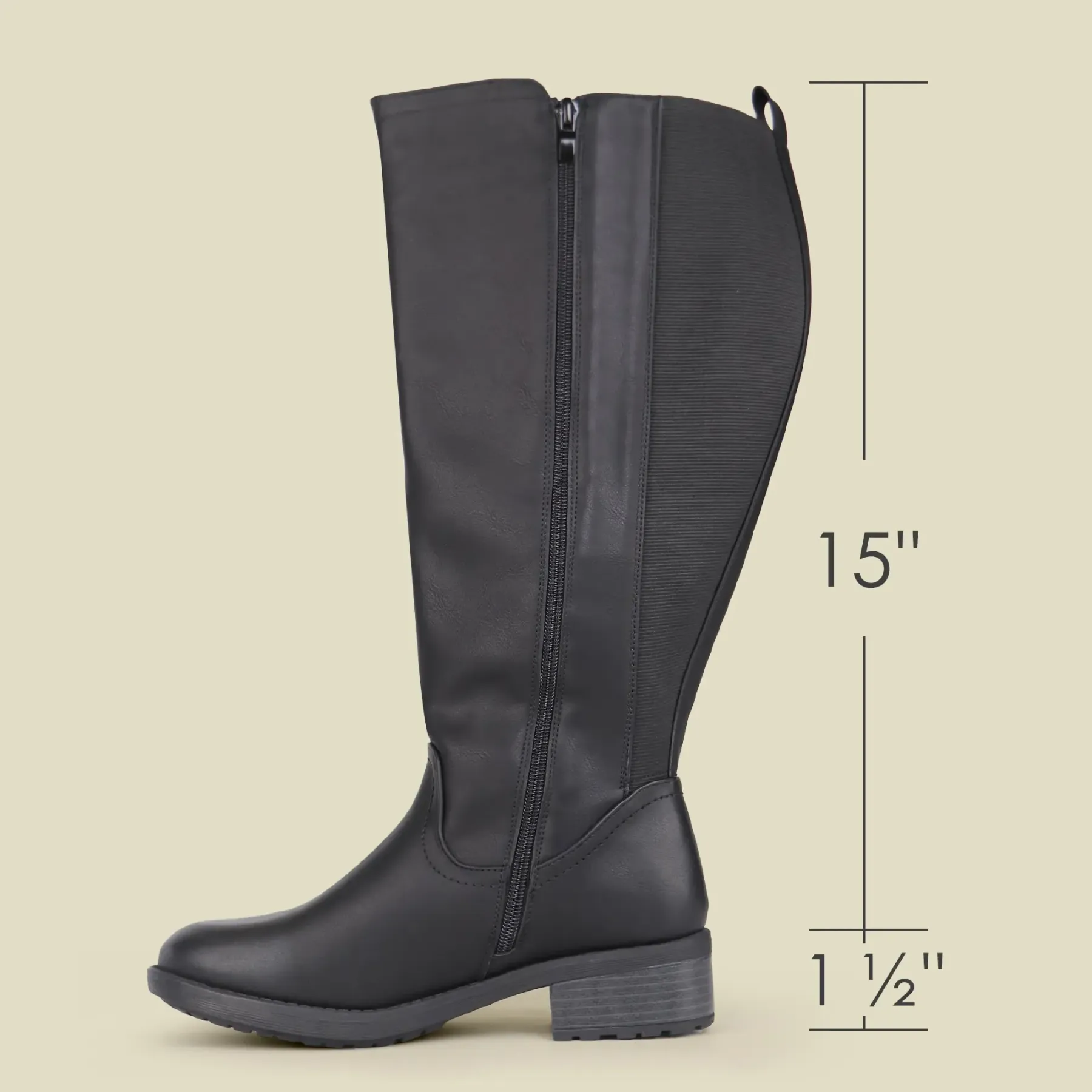 Women's Extra Wide Calf Knee High Boots