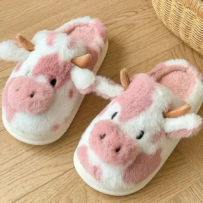 Women's Non-Slip Warm Fuzzy Winter Slippers