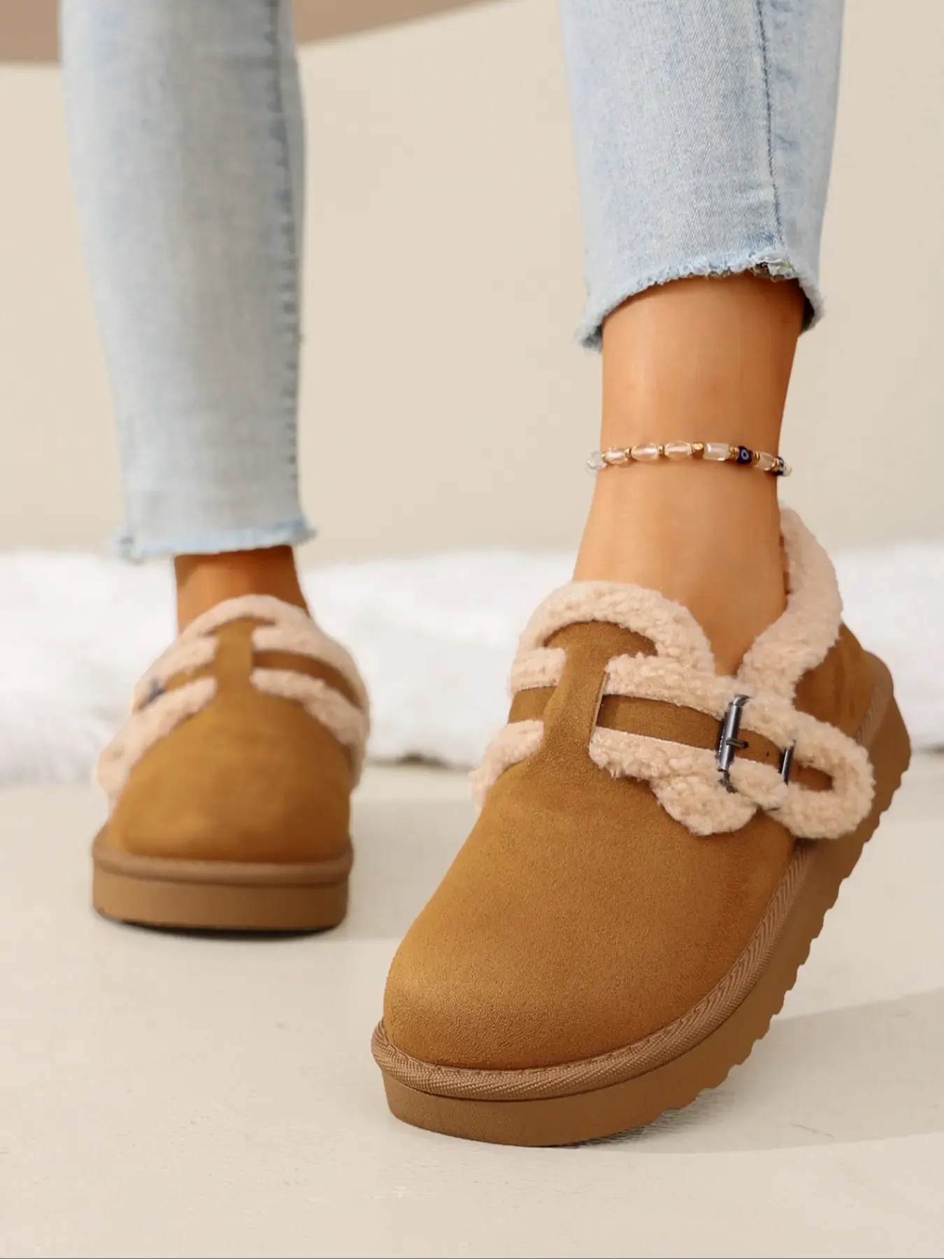 Women's Fashion Thick-sole Ankle Boot