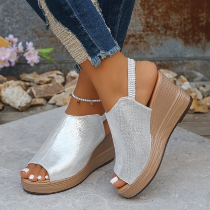 🔥LAST DAY PROMOTION 50% OFF - WOMEN'S LEATHER PLATFORM WEDGE ORTHOPEDIC SANDALS