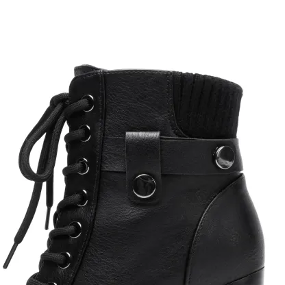 Women's Genuine Leather Casual Ankle Boots