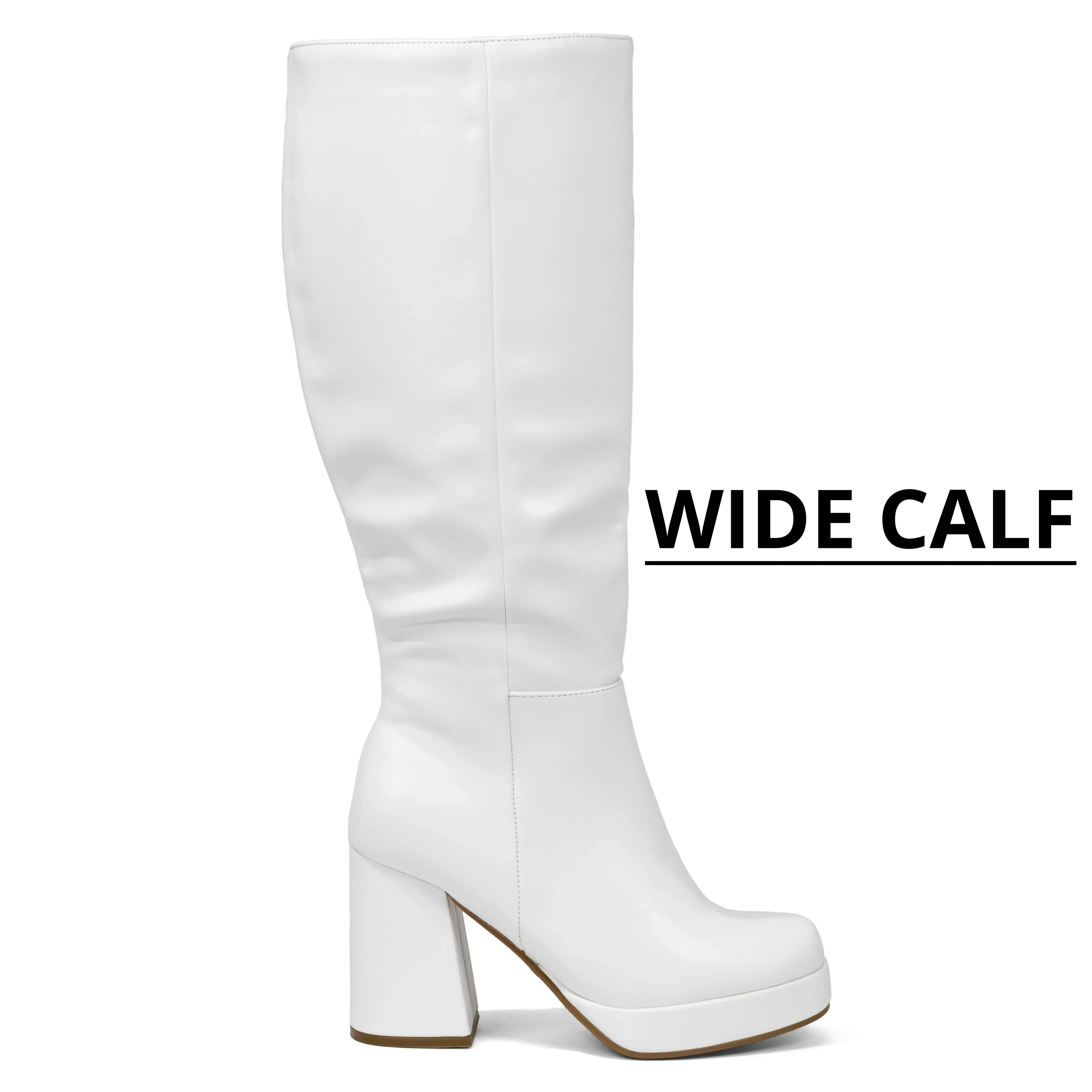 Women's Extra Wide Calf Knee High Boots