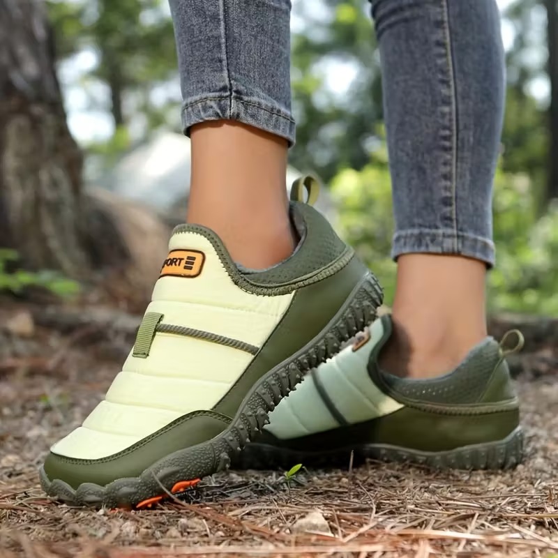 Women's Orthopedic Warm Snow Boots Waterproof Non-Slip Winter Fleece Shoes