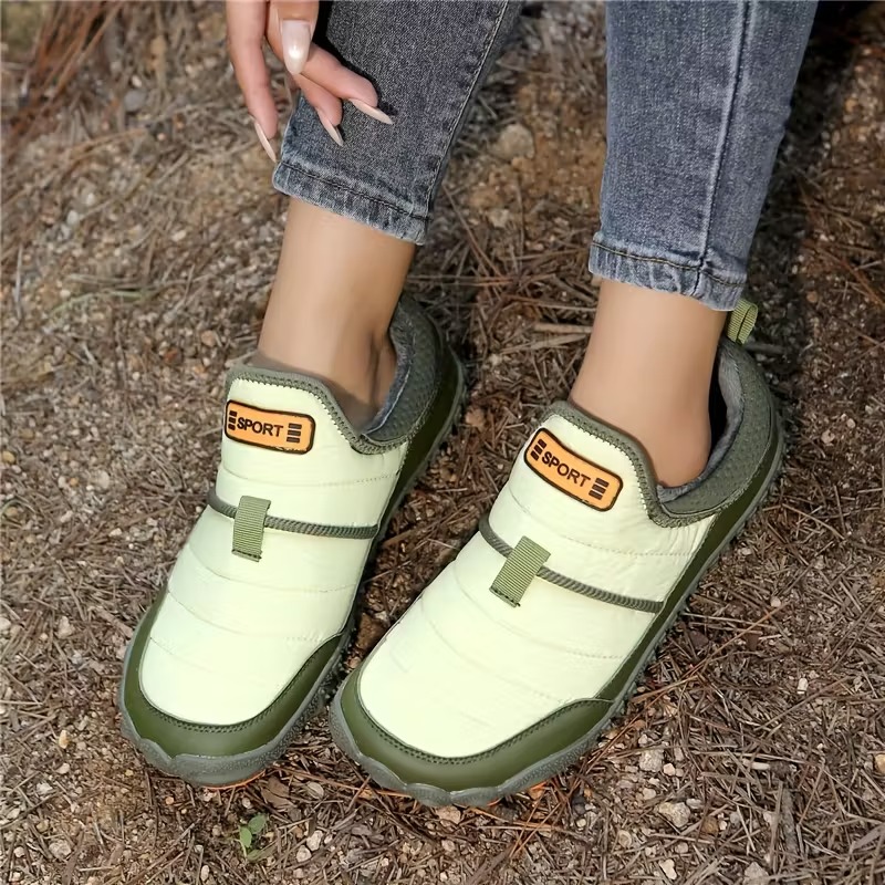 Women's Orthopedic Warm Snow Boots Waterproof Non-Slip Winter Fleece Shoes