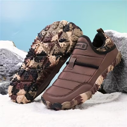 Women's Orthopedic Warm Snow Boots Waterproof Non-Slip Winter Fleece Shoes