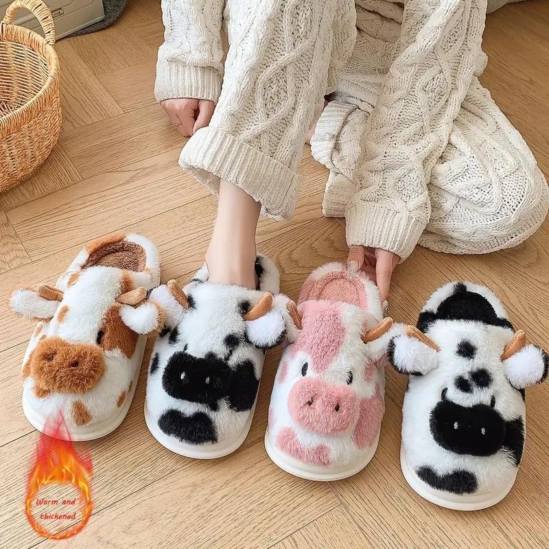 Women's Non-Slip Warm Fuzzy Winter Slippers