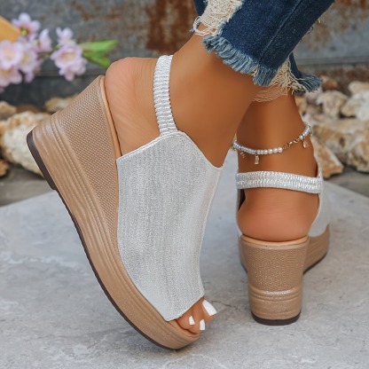 🔥LAST DAY PROMOTION 50% OFF - WOMEN'S LEATHER PLATFORM WEDGE ORTHOPEDIC SANDALS