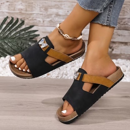 Women'S Retro Thick-Soled Sandals