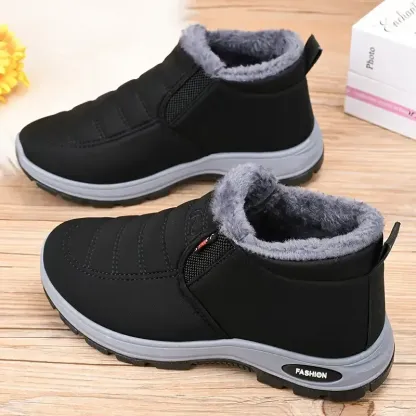 Unisex Fleece-Lined Water-Resistant Non-Slip Winter Snow Boots