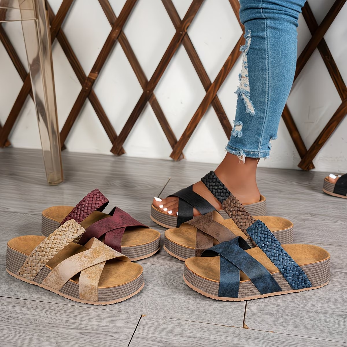 🔥Best Seller-Last Day Sale 60% OFF🔥WOMEN'S PLATFORM WEDGE ORTHOPEDIC SANDALS