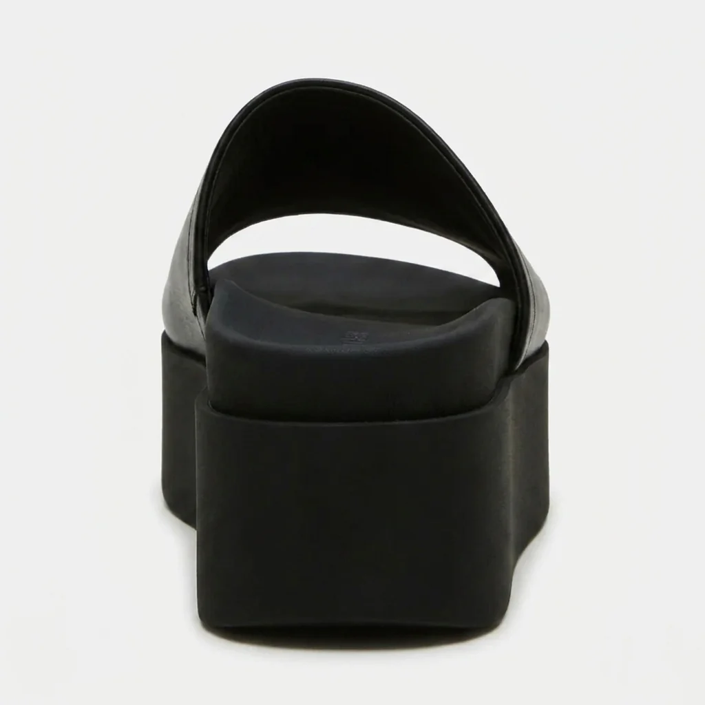 Leather Platform Slides – Slip On, Stay All Day