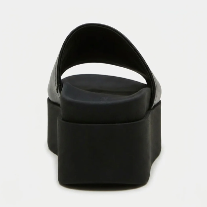 Leather Platform Slides – Slip On, Stay All Day