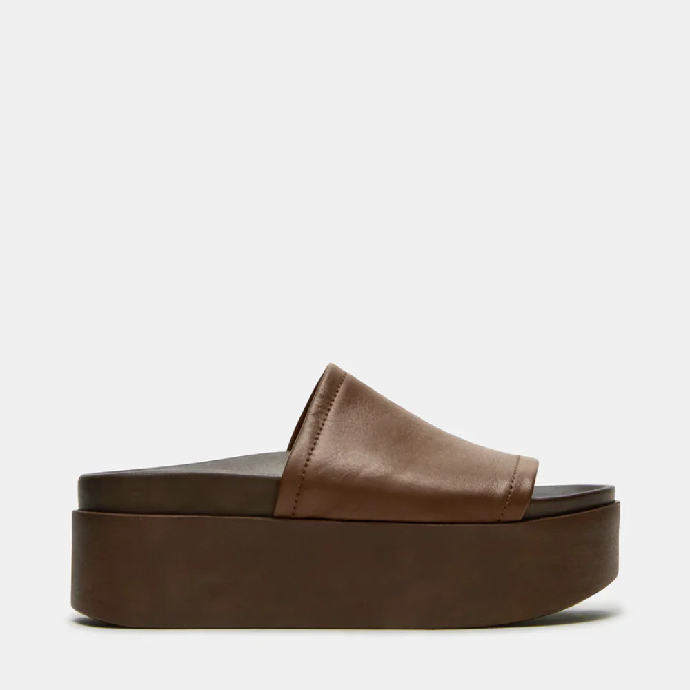Leather Platform Slides – Slip On, Stay All Day
