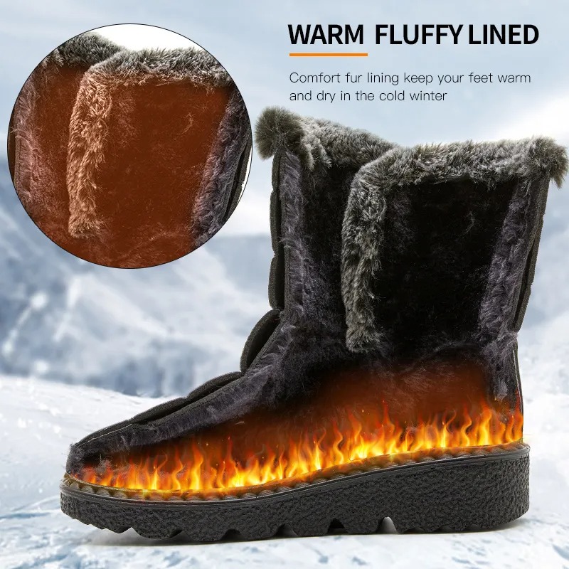 🔥Last Day Promotion 50% OFF - Comfortable Women's Waterproof And Warm Snow Boots