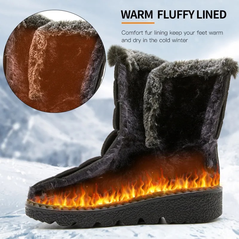 🔥Last Day Promotion 50% OFF - Comfortable Women's Waterproof And Warm Snow Boots