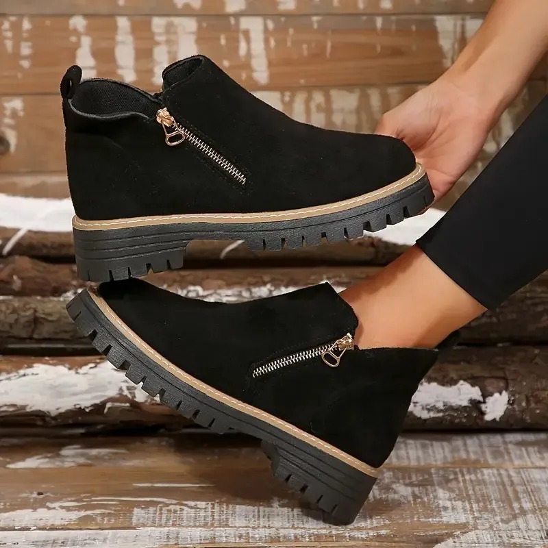 Women's Fashion Thick-sole Ankle Boot