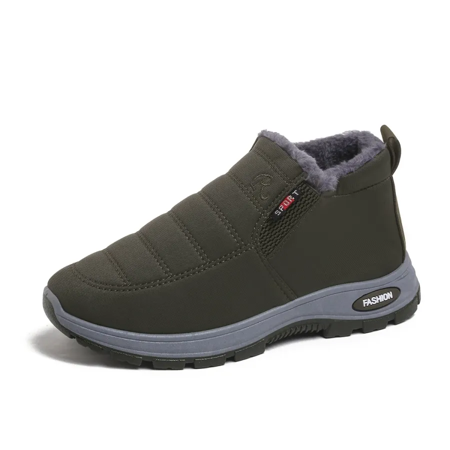 Unisex Fleece-Lined Water-Resistant Non-Slip Winter Snow Boots