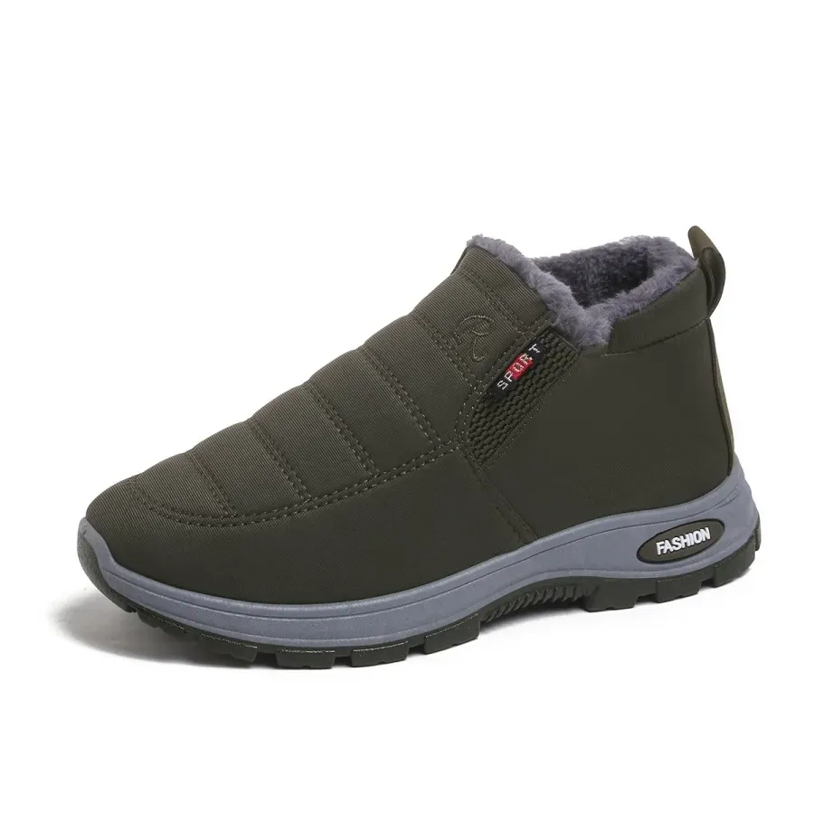Unisex Fleece-Lined Water-Resistant Non-Slip Winter Snow Boots
