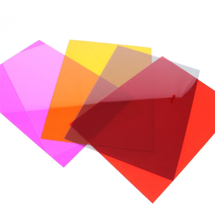 Transparent Color Polycarbonate Film/Sheet (RED)