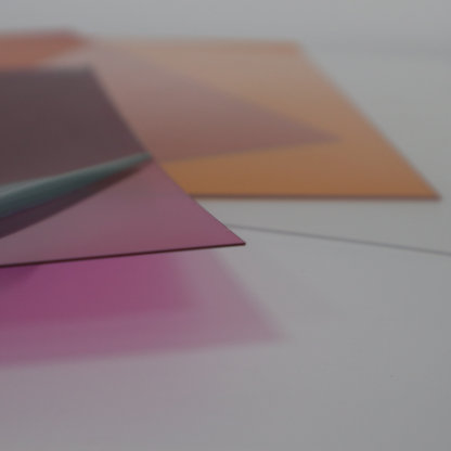 Transparent Color Polycarbonate Film/Sheet (red)