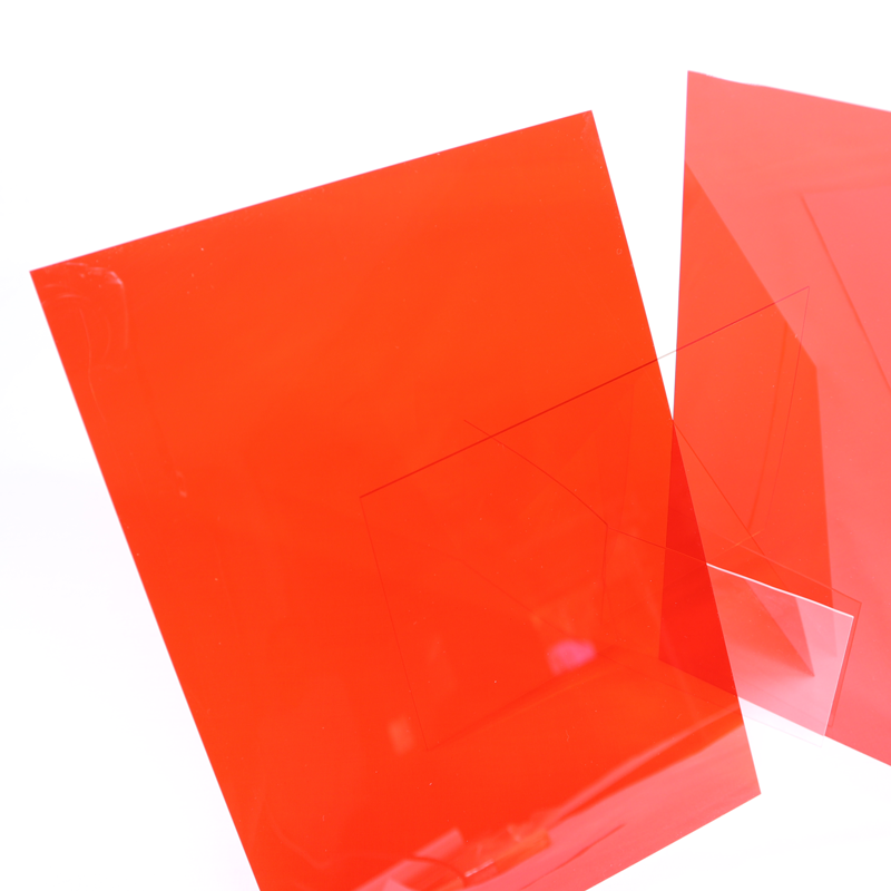 Transparent Color Polycarbonate Film/Sheet (Dark red)