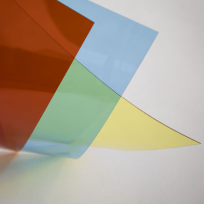 Color PC/PMMA composite sheet