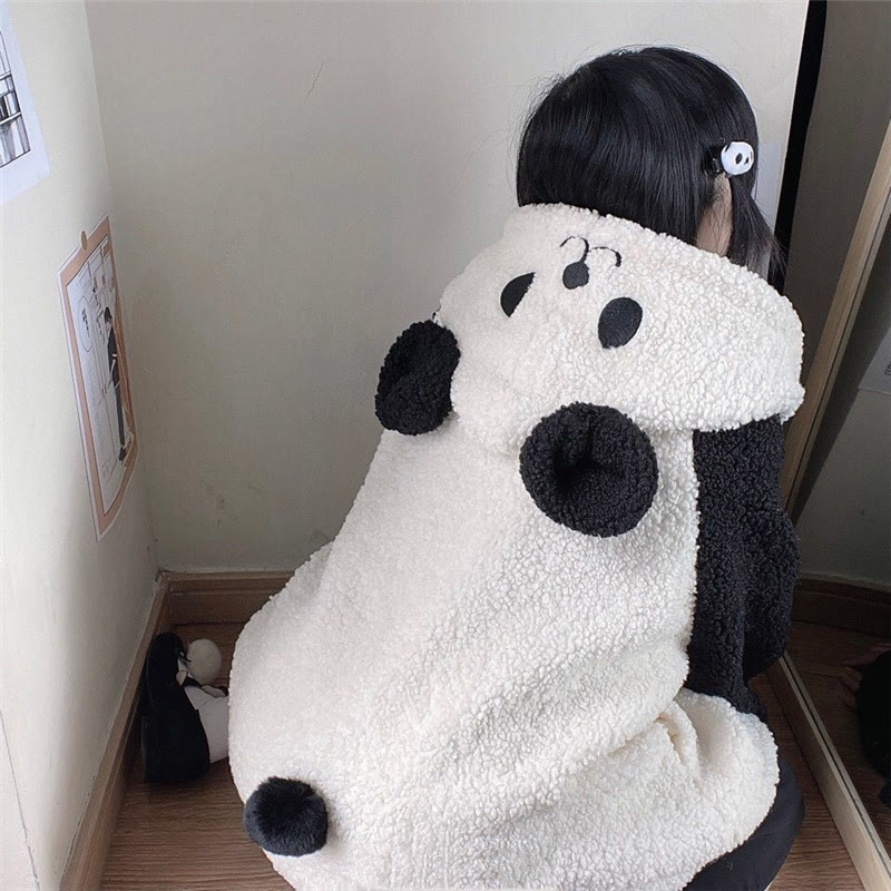 Cute Panda Sherpa Jacket - image 8