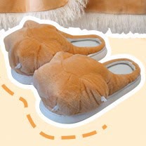 Cute Cartoon Cat Pajama Robe - Slipper - Large(44-45) - image 9