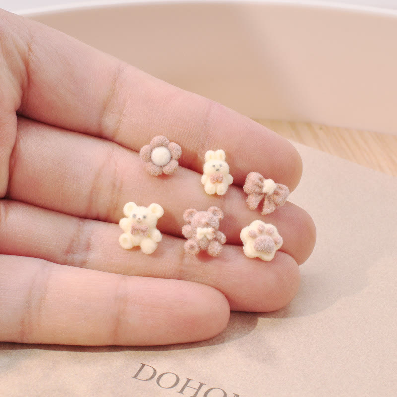 Cute Cartoon Resin Stud Earrings - image 13