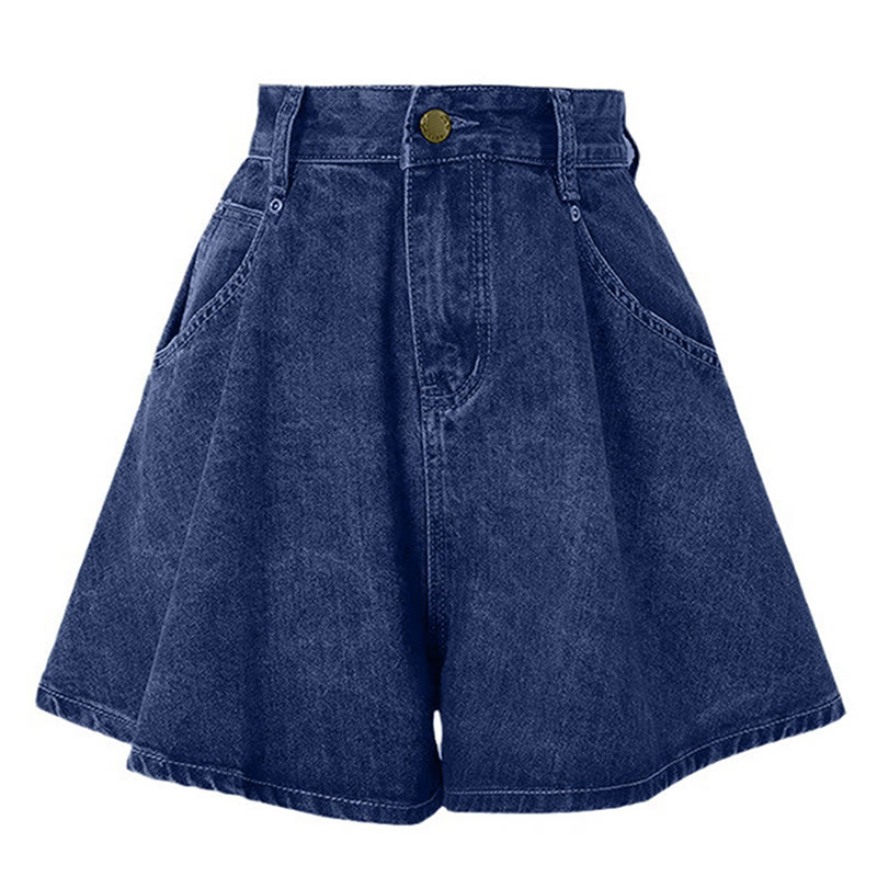 Pockets Casual Denim Shorts - image 1