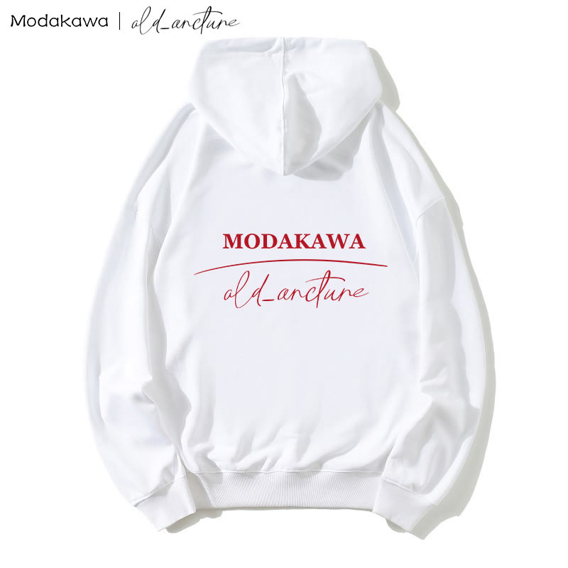 MODAKAWA X  old_arcture LOST IN MIND Rose Knight Print Modakawa Loose Hoodie - image 2