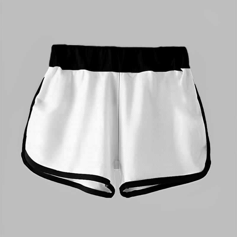 Modakawa Puppy Letter Print Casual Shorts - image 2