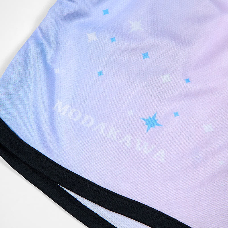 Modakawa Gradient Star Print Casual Shorts - image 2