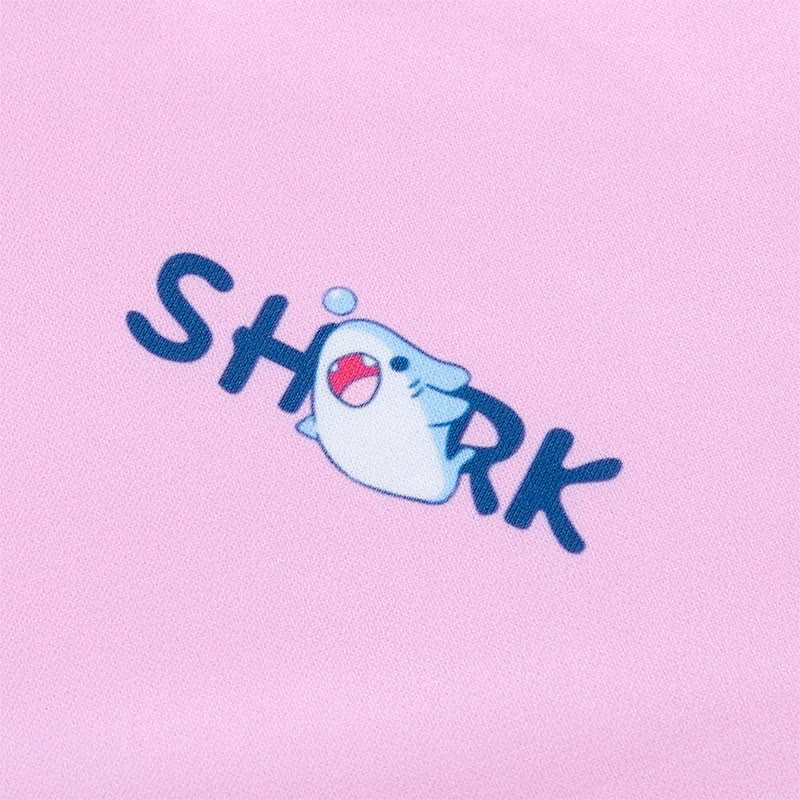 Modakawa Shark Letter Print Loose Hoodie - image 16