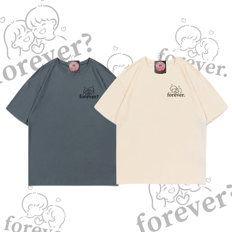 MODAKAWA FOREVER Couple Graphic T-shirt - image 1