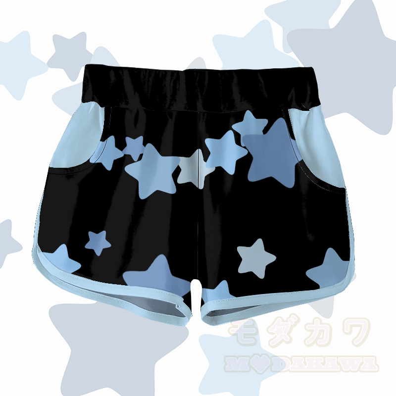 Star Graphic Modakawa Shorts - Black - 5XL - image 3