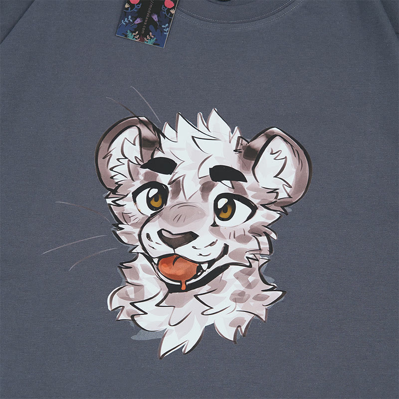 MODAKAWA X atka Cheeky Tiger Face Graphic T-shirt - image 2