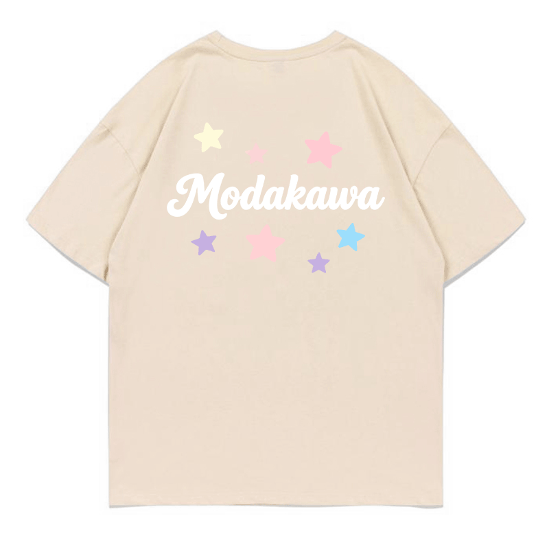 Pocket Puppy Stars Graphic Modakawa 100% Cotton T-shirt - image 2