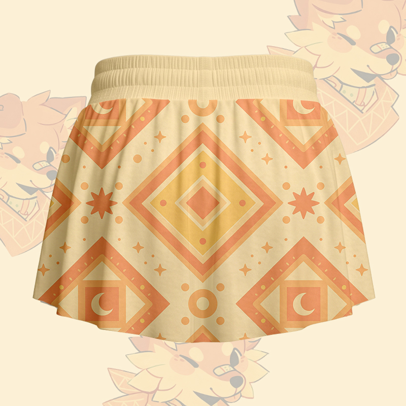 MODAKAWA X popipeko Puppy Graphic Poket Skort - image 5