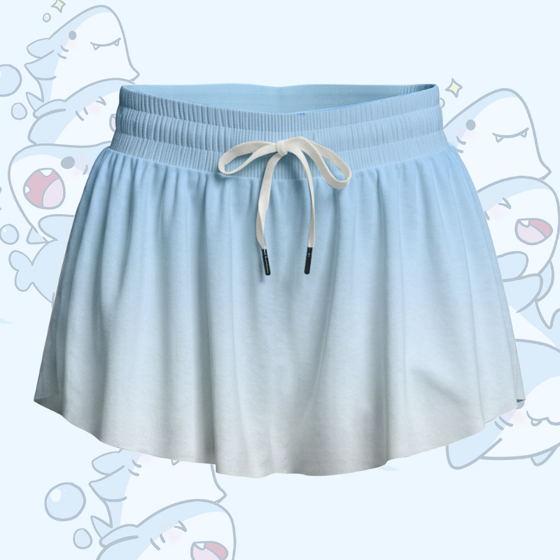 Shark Graphic Modakawa Poket Skort - Blue - 4XL - image 2