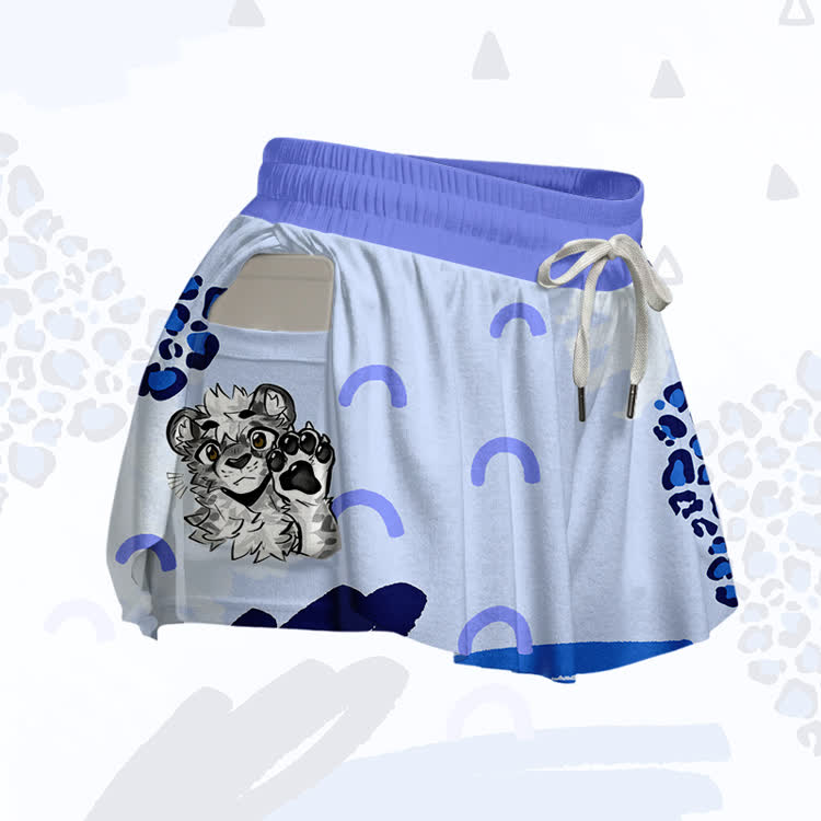 MODAKAWA X atka Tiger Paw Graphic Poket Skort - image 4