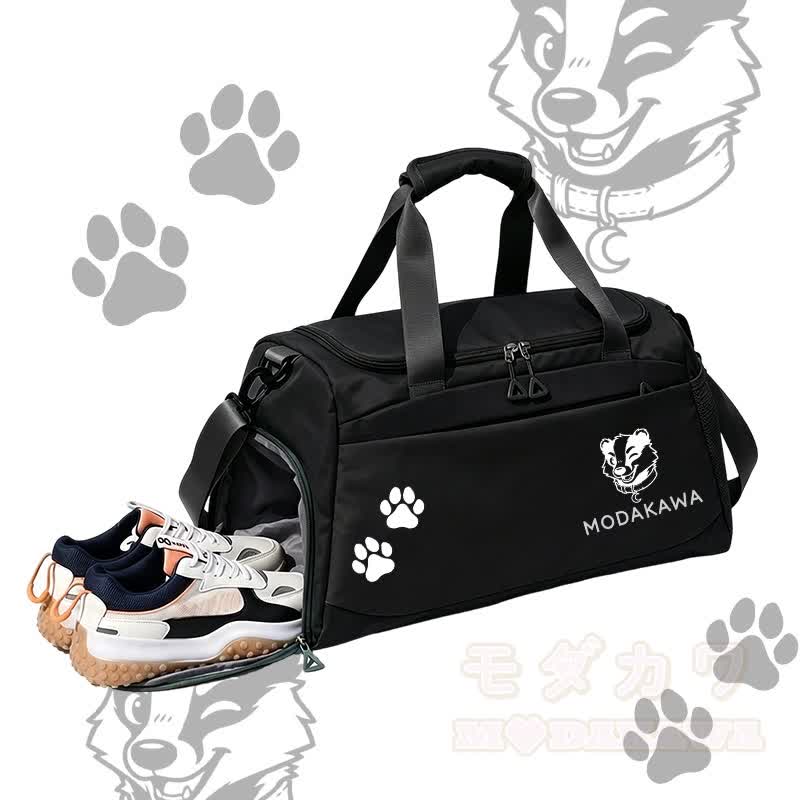 Badger Graphic Modakawa Large Capacity Sports Gym Duffel Bag - Black - 55*28*26 cm - image 3