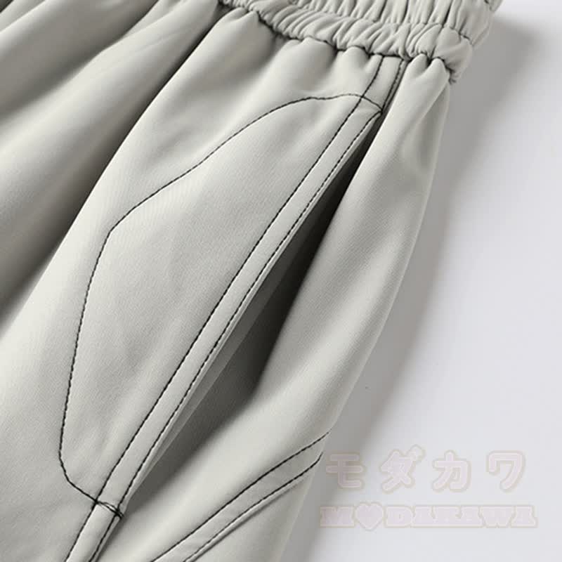 Vintage Casual Waterproof Windproof Loose Cargo Pants  - image 8