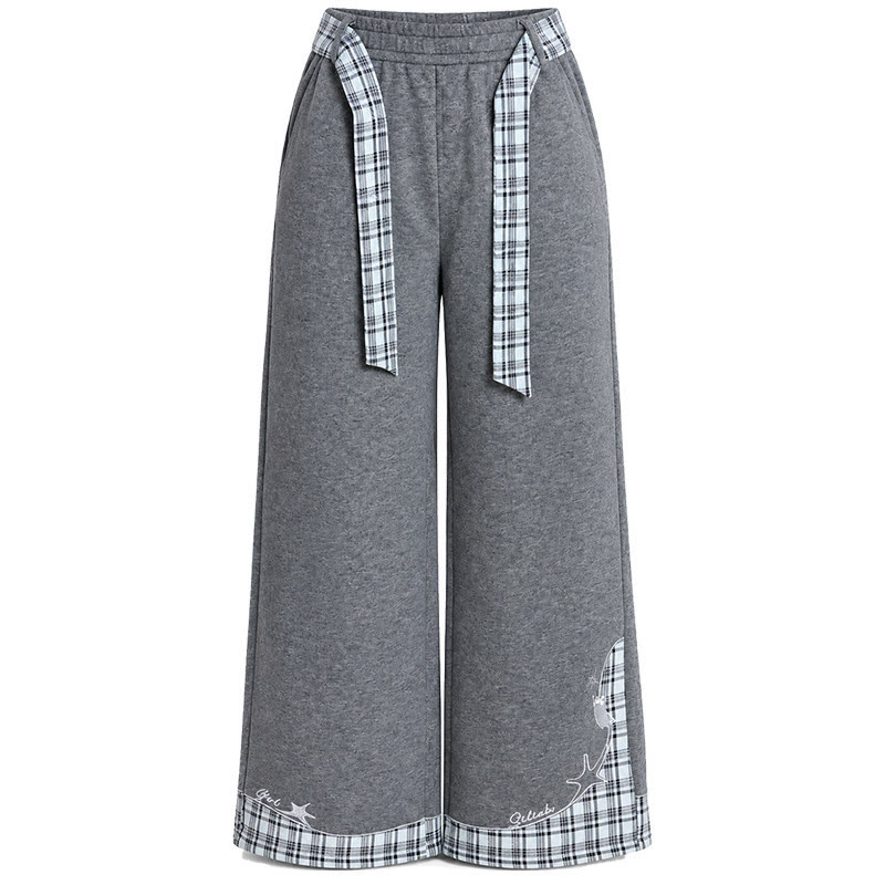 Dark Gray Casual Loose-Fit Sweatpants - image 3