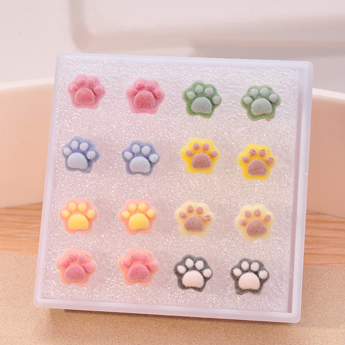 Cute Cartoon Resin Stud Earrings - image 4