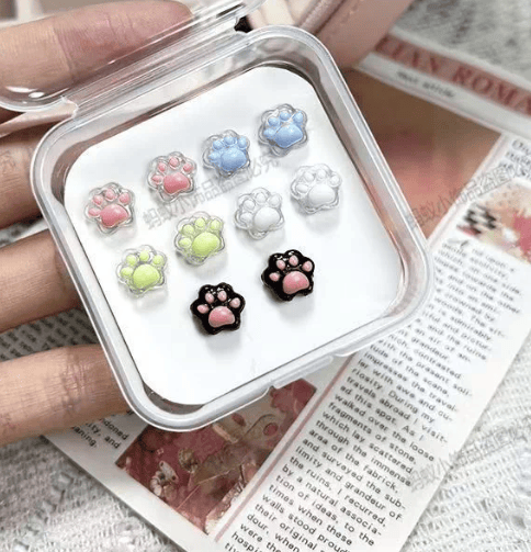 Cute Cartoon Resin Stud Earrings - image 5