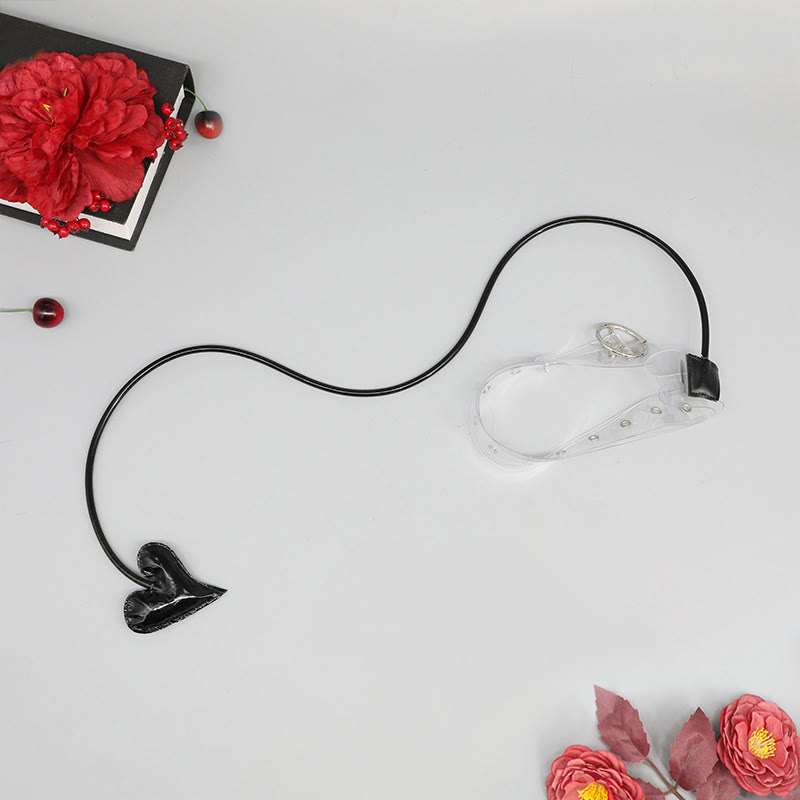 Halloween Devil Animal Ears Headband and Tail - Devil Sweetheart Tail - One Size - image 5