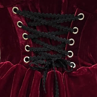 Halloween Gothic Red Costume Dress - image 7