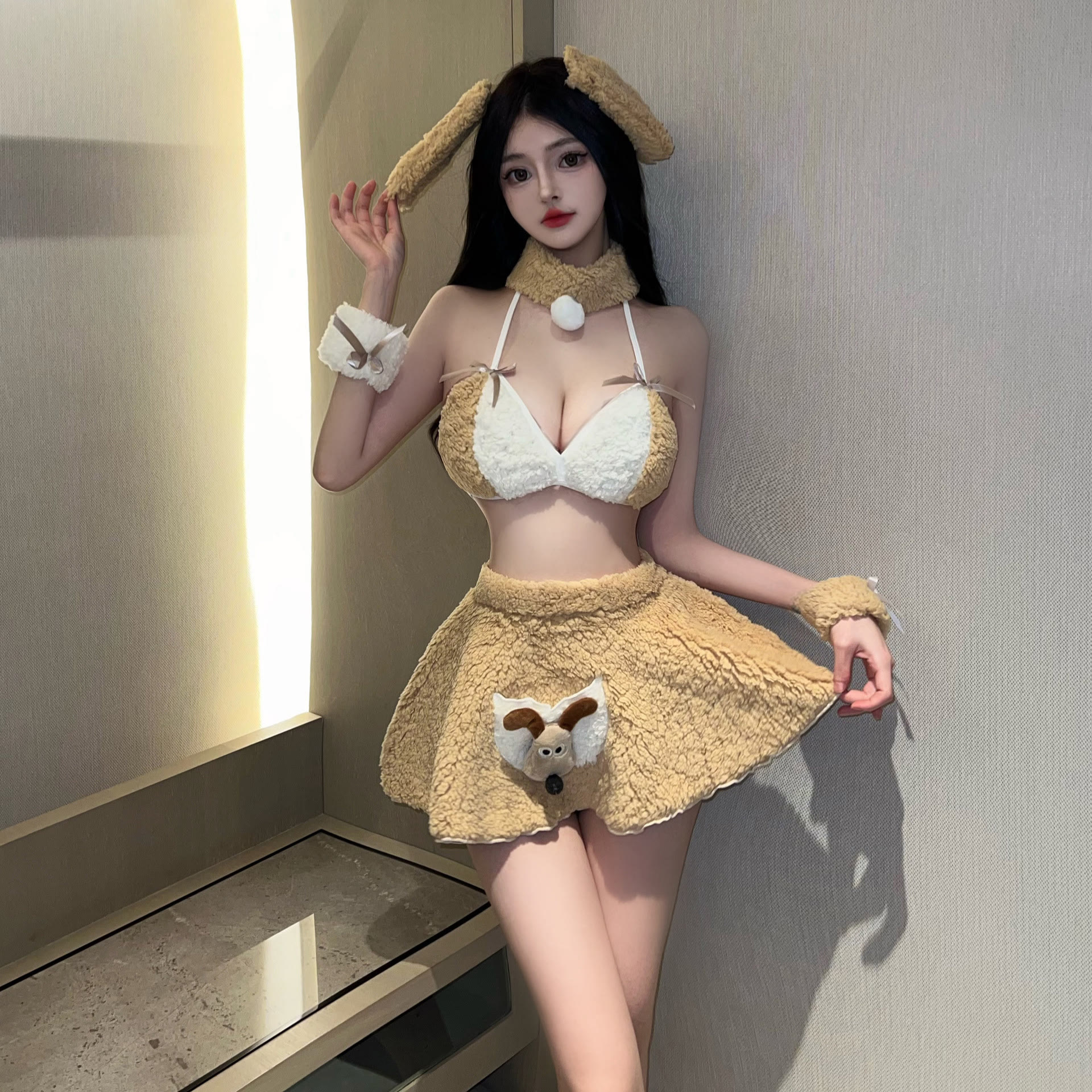Plush Bunny Costume Lingerie - image 6