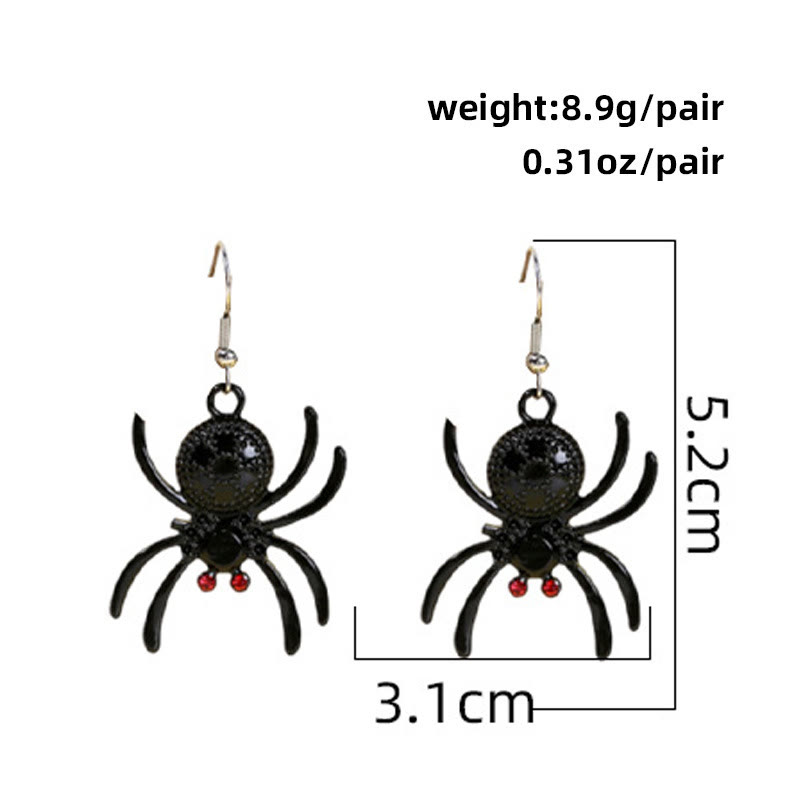 Chic Halloween Earrings - Spider - One Size - image 12